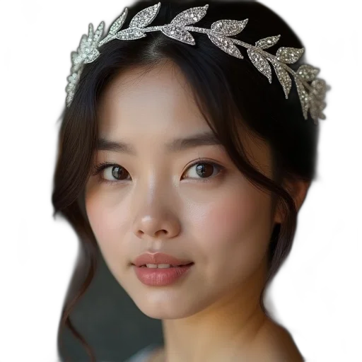 crown, jewelry, hat, face, photorealistic, oil painting, 3d render, fantasy art transparent PNG cut-out