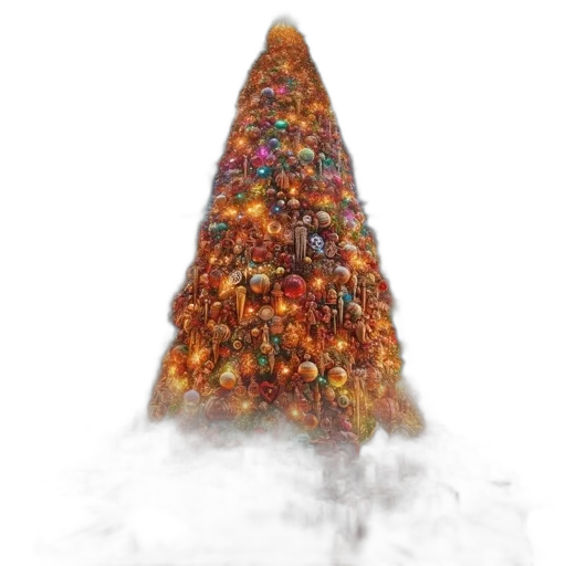 tree, hat, crown, staff, 3d render, photorealistic, concept art, snow transparent PNG cut-out