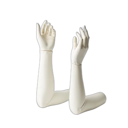mask, furniture, 3d render, adult, mannequin, arm, hand, model transparent PNG cut-out