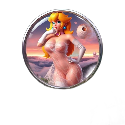 dress, jewelry, concept art, fantasy art, 3d render, vaporwave, underwater, outer space transparent PNG cut-out