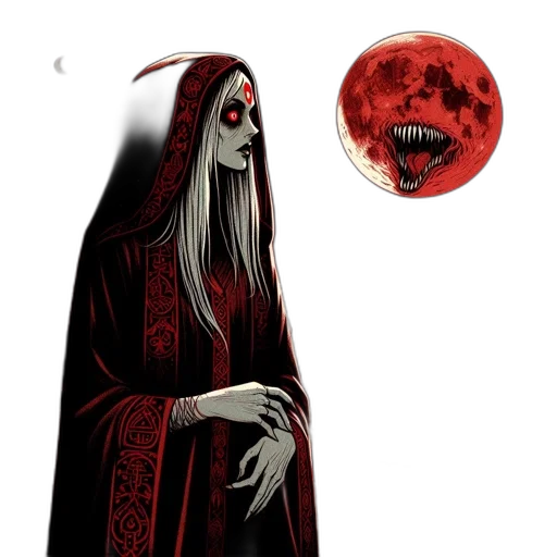 creature, mask, staff, face, concept art, comic book art, fantasy art, pixel art transparent PNG cut-out