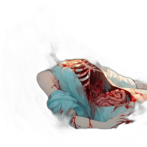 creature, dress, weapon, concept art, watercolor, cyberpunk, photorealistic, fire transparent PNG cut-out
