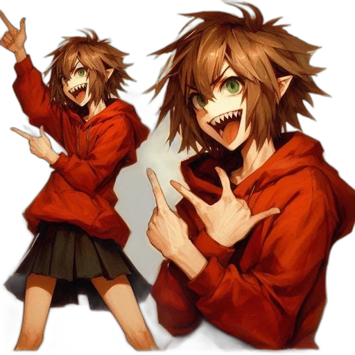 jacket, face, mask, creature, pixel art, anime, concept art, cartoon transparent PNG cut-out