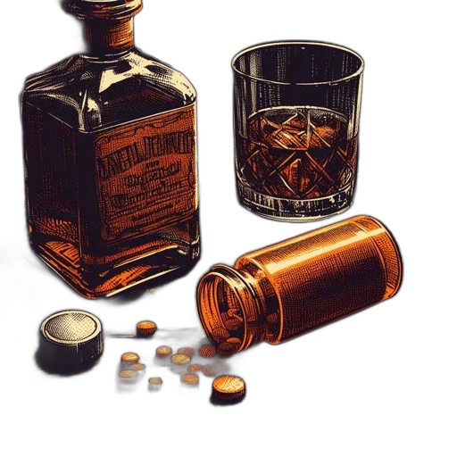 bottle, crown, weapon, photorealistic, 3d render, pixel art, oil painting, scene transparent PNG cut-out