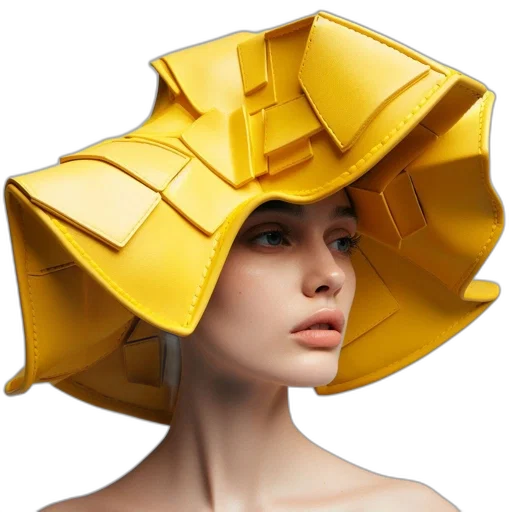 hat, crown, mask, face, 3d render, photorealistic, concept art, cyberpunk transparent PNG cut-out