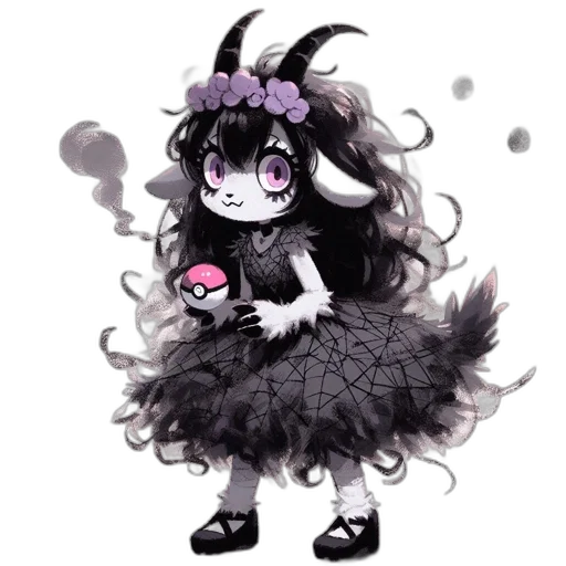 creature, dress, dragon, animal, pixel art, concept art, fantasy art, anime transparent PNG cut-out