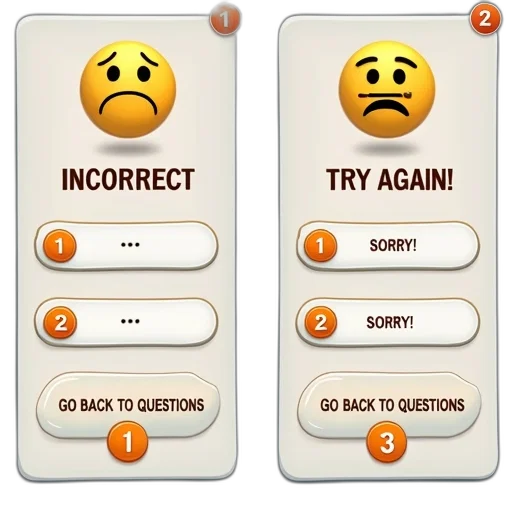 second, image, shows, same, game, interface, incorrect, message transparent PNG cut-out