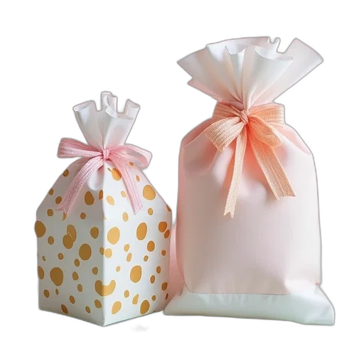 3d render, pastel, these, diy, gift, bags, easy, make transparent PNG cut-out