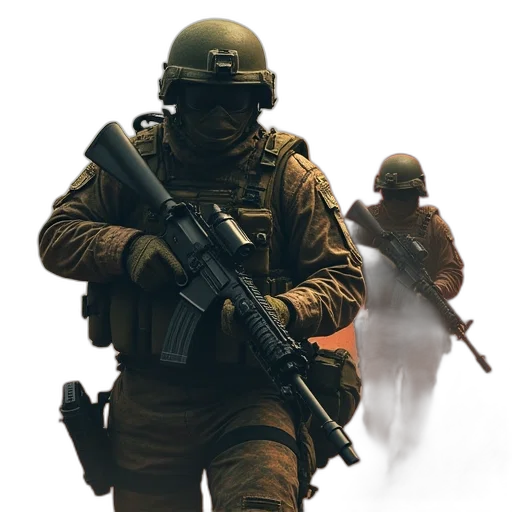 weapon, mask, staff, face transparent PNG cut-out