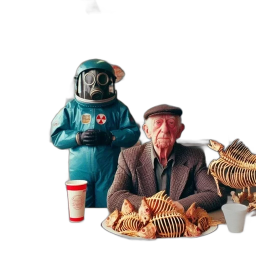 animal, underwater, outer space, intimate, eatery, scene, features, customer transparent PNG cut-out