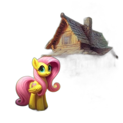 furniture, creature, 3d render, concept art, fantasy art, photorealistic, fog, snow transparent PNG cut-out