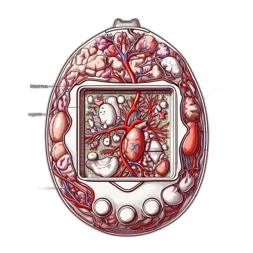 jewelry, crown, artistic, rendition, places, tamagotchi, within, digital transparent PNG cut-out