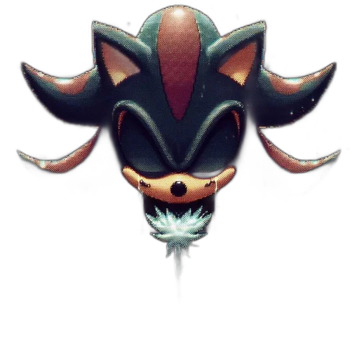mask, creature, animal, dragon, pixel art, concept art, fantasy art, 3d render transparent PNG cut-out