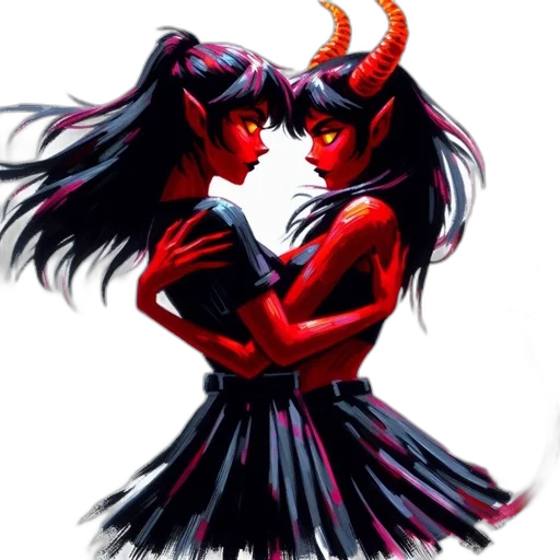 mask, concept art, fantasy art, pixel art, comic book art, neon lights, red, dark transparent PNG cut-out