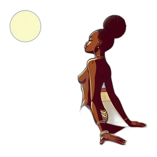 dress, concept art, cartoon, fantasy art, comic book art, earth tones, golden, sunlit transparent PNG cut-out