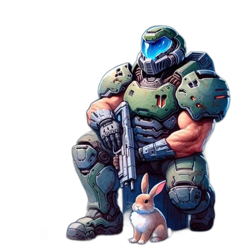 robot, weapon, animal, creature, concept art, pixel art, cyberpunk, fantasy art transparent PNG cut-out