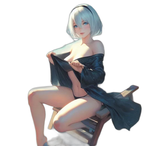 dress, sword, weapon, robot, concept art, fantasy art, pixel art, anime transparent PNG cut-out