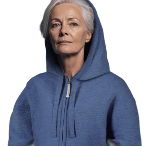 jacket, face, dress, staff, concept art, blue, woman, white transparent PNG cut-out