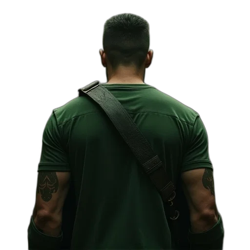 jacket, staff, weapon, sword transparent PNG cut-out