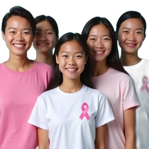 group, five, individuals, wearing, different, colored, tops, first transparent PNG cut-out
