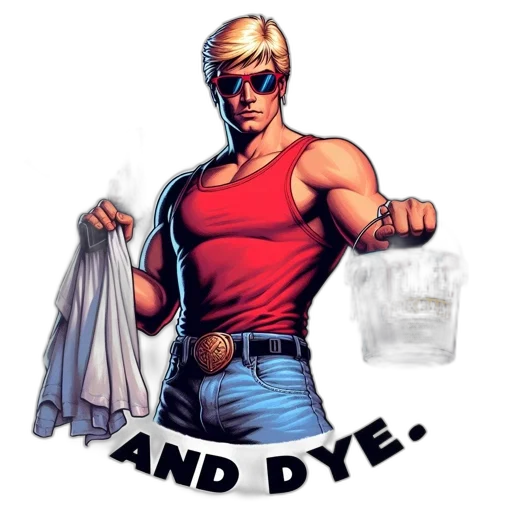 jacket, comic book art, concept art, vaporwave, cartoon, imposing, figure, wears transparent PNG cut-out