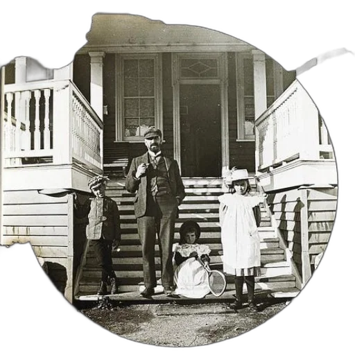 dress, hat, mask, umbrella, city street, vintage, black, white transparent PNG cut-out