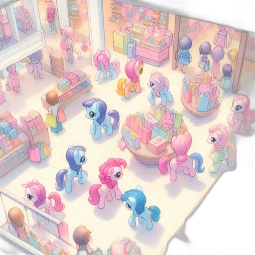 furniture, 3d render, concept art, vaporwave, fantasy art, city street, pastel, colorful transparent PNG cut-out