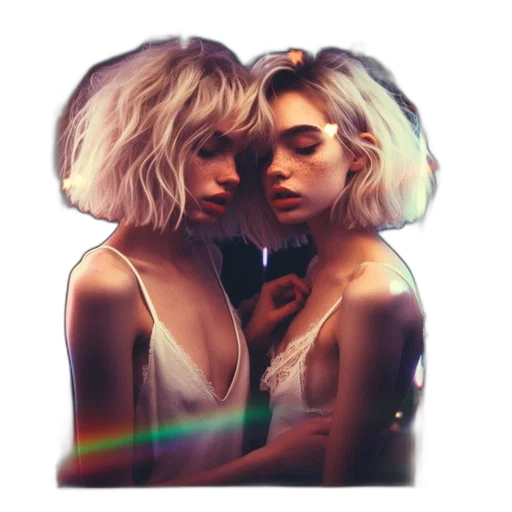 jacket, hair, jewelry, mask, concept art, photorealistic, pixel art, vaporwave transparent PNG cut-out
