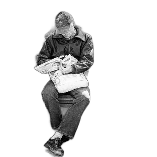 jacket, staff, photorealistic, pencil sketch, concept art, comic book art, man, baseball transparent PNG cut-out