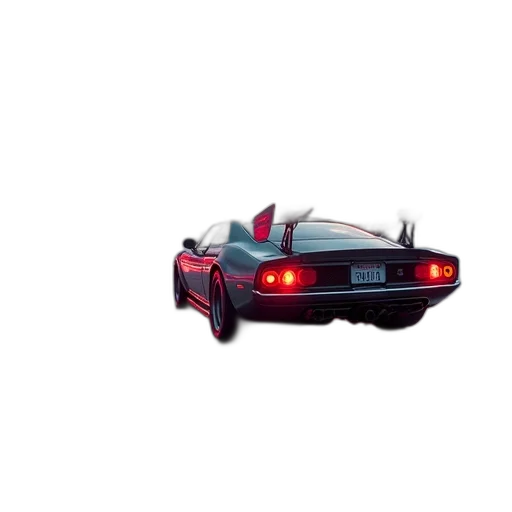 car, pixel art, concept art, 3d render transparent PNG cut-out