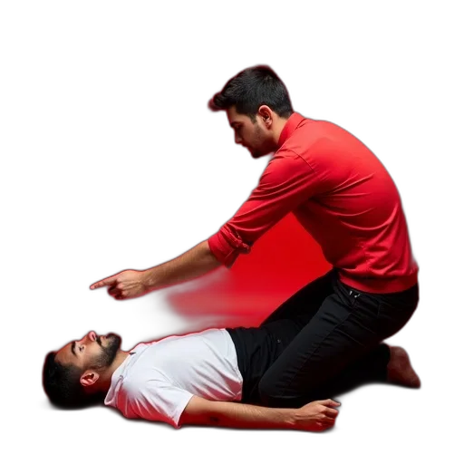 staff, forest, fire, red, second, image, cropped, version transparent PNG cut-out