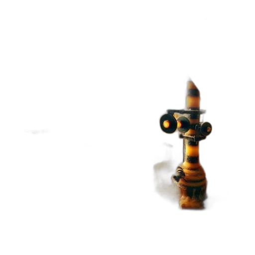robot, weapon, staff, animal, 3d render, pixel art, concept art, photorealistic transparent PNG cut-out