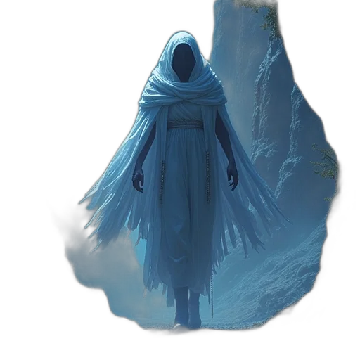 dress, creature, mask, sword transparent PNG cut-out