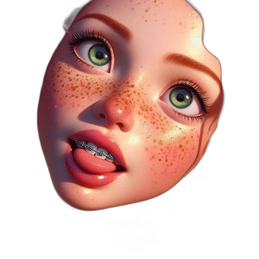 face, mask, creature, robot, 3d render, photorealistic, concept art, fantasy art transparent PNG cut-out