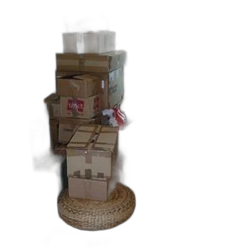 bottle, furniture, robot, food, 3d render, concept art, photorealistic, cluttered transparent PNG cut-out
