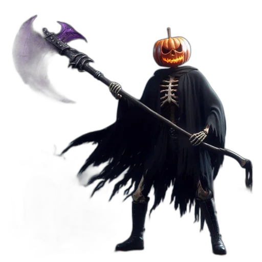 staff, mask, weapon, creature, concept art, fantasy art, 3d render, pixel art transparent PNG cut-out