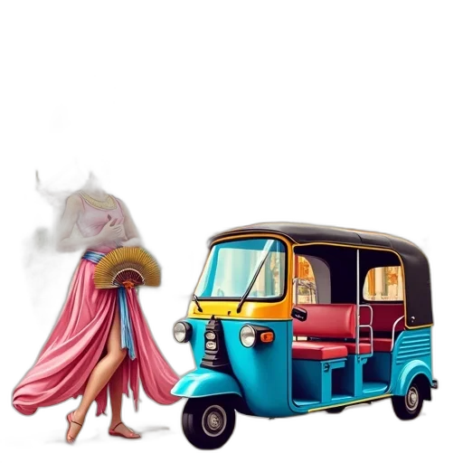 car, dress, staff, animal, concept art, fantasy art, cartoon, 3d render transparent PNG cut-out