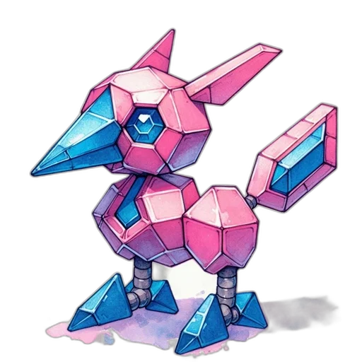 robot, creature, weapon, animal, concept art, vaporwave, pixel art, 3d render transparent PNG cut-out