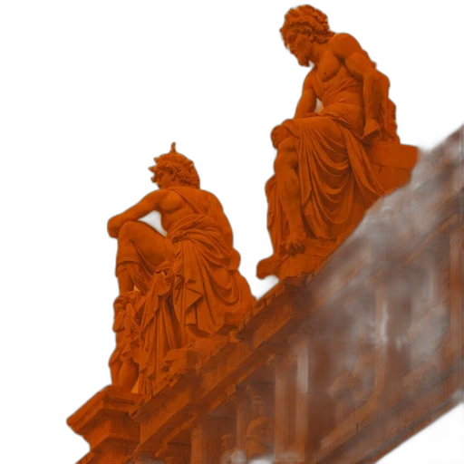 crown, furniture, staff, jewelry, 3d render, concept art, photorealistic, fire transparent PNG cut-out