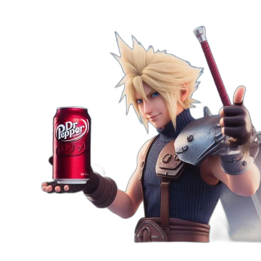weapon, bottle, food, sword, concept art, 3d render, pixel art, fantasy art transparent PNG cut-out