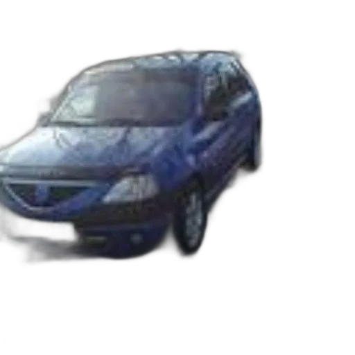 car, 3d render, photorealistic, concept art, pixel art, blue, suv, parked transparent PNG cut-out