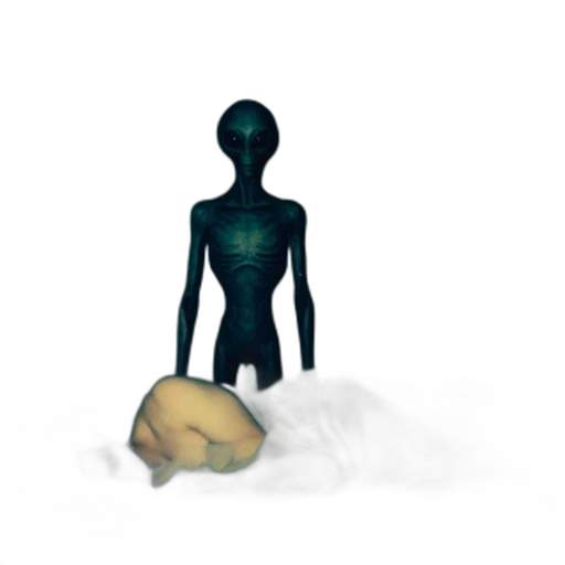 robot, creature, staff, mask, concept art, 3d render, pixel art, fantasy art transparent PNG cut-out