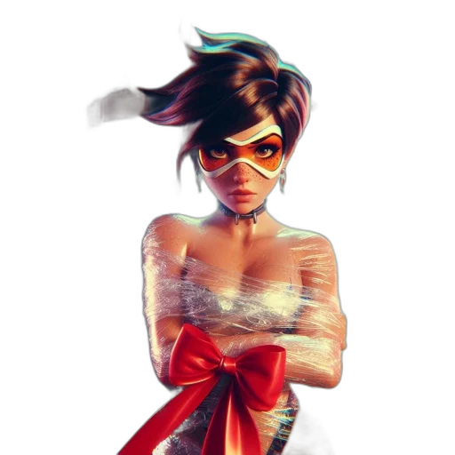 dress, weapon, mask, staff, concept art, cyberpunk, comic book art, pixel art transparent PNG cut-out