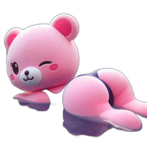 creature, animal, 3d render, concept art, vaporwave, photorealistic, pastel, pink transparent PNG cut-out