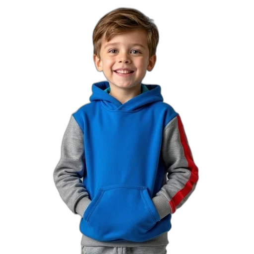 jacket, face, creature, animal, 3d render, photorealistic, blue, young transparent PNG cut-out