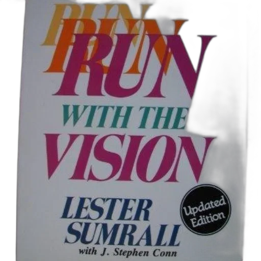 book, cover, title, run, vision, lester, sumrall, updated transparent PNG cut-out