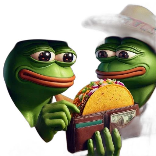 food, hat, car, animal, concept art, photorealistic, two, frogs transparent PNG cut-out