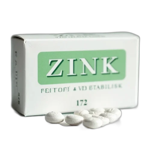 white, box, green, label, containing, word, zink, bold transparent PNG cut-out
