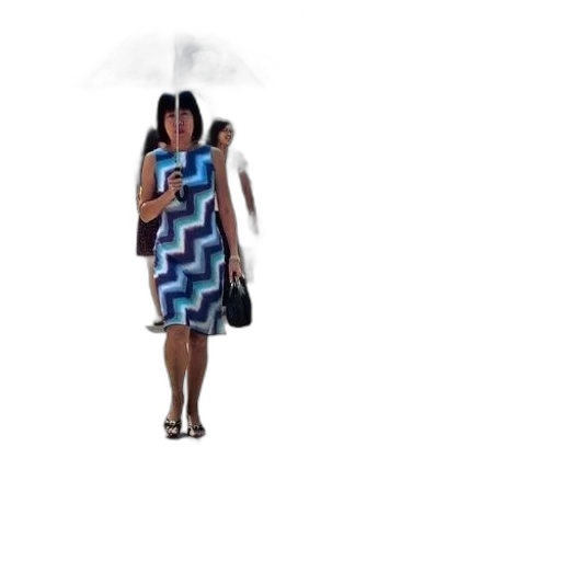 umbrella, dress, staff, jacket, 3d render, photorealistic, pixel art, concept art transparent PNG cut-out