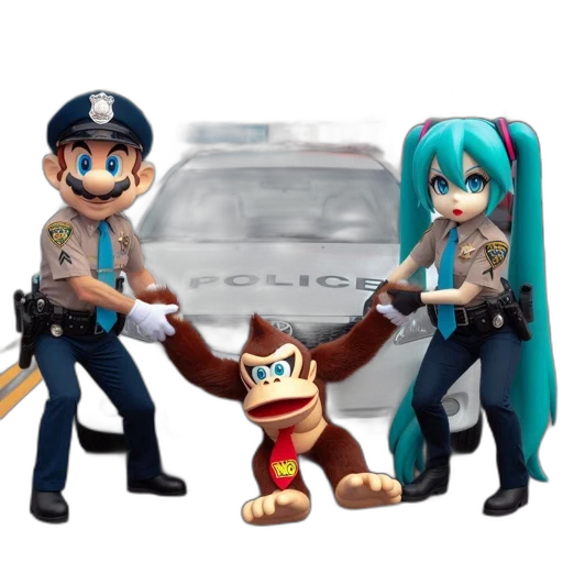 staff, weapon, concept art, 3d render, cartoon, fire, two, cops transparent PNG cut-out